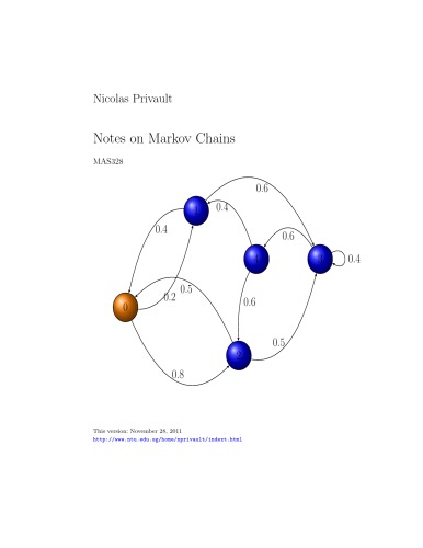 Notes on Markov chains
