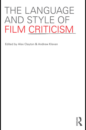 The Language and Style of Film Criticism