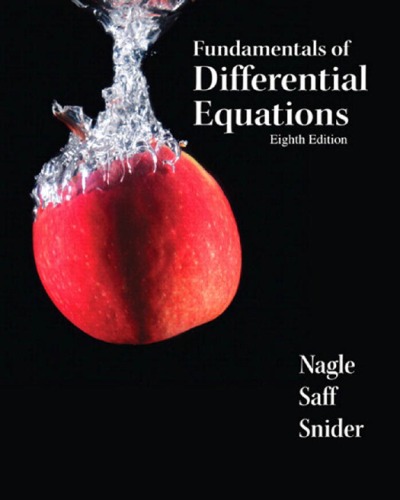 Fundamentals of Differential Equations, 8th Edition