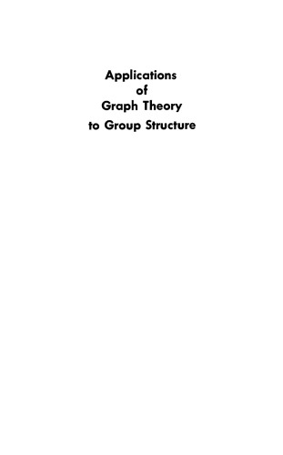 Applications of graph theory to group structure (Prentice-Hall series in mathematical analysis of social behavior)