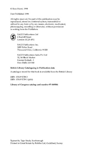 The Singular Self: An Introduction to the Psychology of Personhood