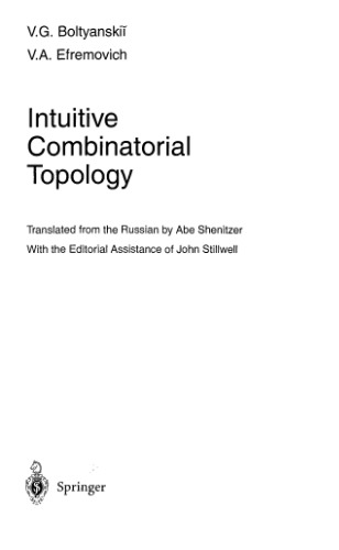 Intuitive Combinatorial Topology