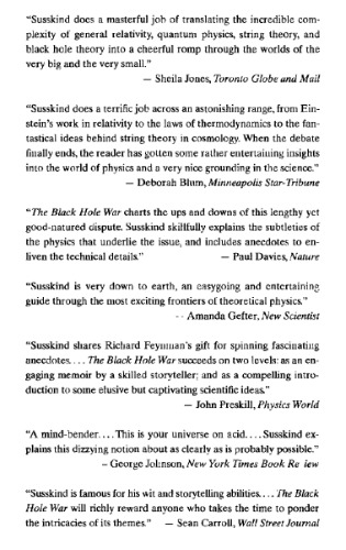 The Black Hole War: My Battle with Stephen Hawking to Make the World Safe for Quantum Mechanics