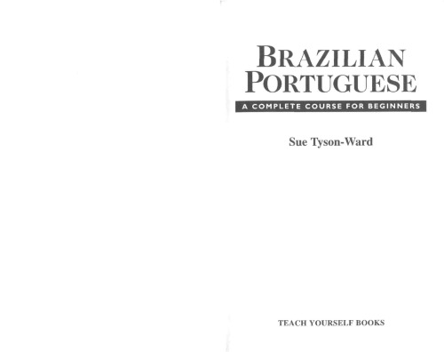 Teach Yourself Brazilian Portuguese (with Audio)