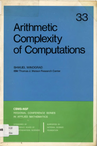 Arithmetic complexity of computations