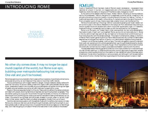 Lonely Planet: Rome City Guide