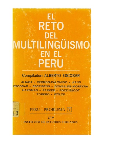 El reto del multilingüismo en el Perú