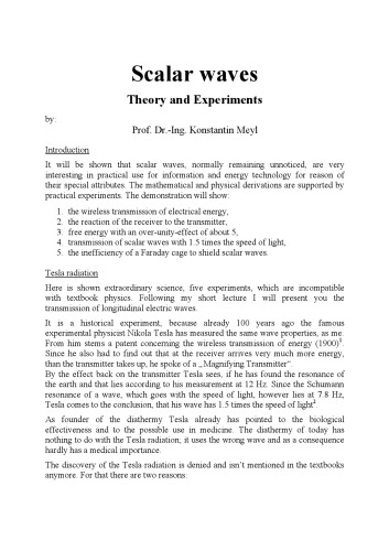 Tesla-Scalar-Waves