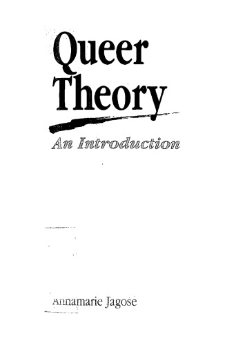 Queer Theory: An Introduction
