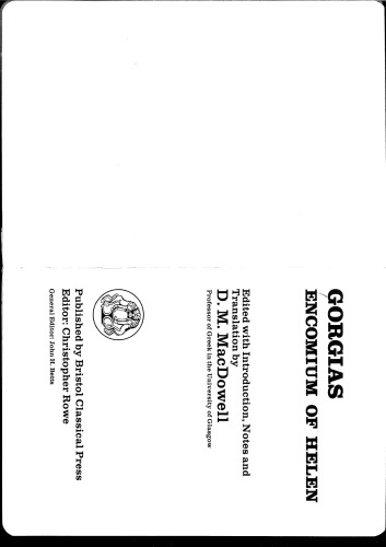 Encomium of Helen