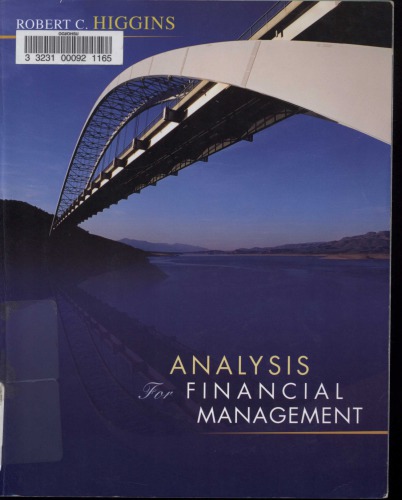 Analysis for Financial Management
