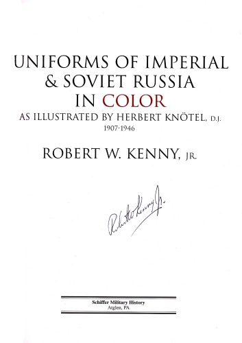 Uniforms  of  Imperial and Soviet Russia  in color