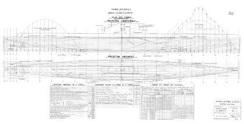 Les dessins de navires de la marine française - L ASTREE 1946