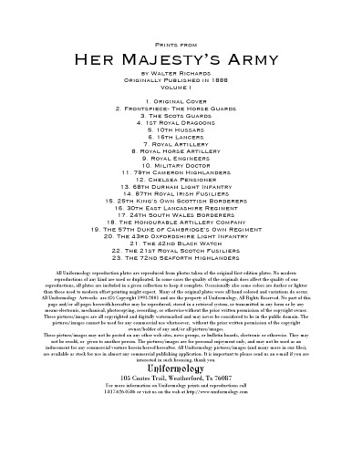 Her Majestys Army (Uniformology CD-2004-14)