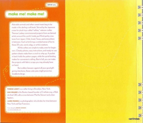 Softies: Simple Instructions for 25 Plush Pals