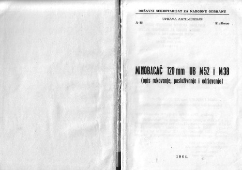 Minobacac 120 mm UB M52 i M38