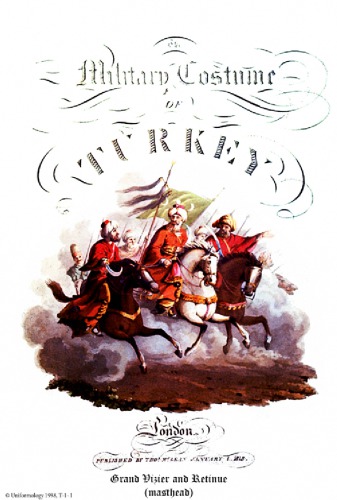 The Turkish Army of 1812 from the book by Thomas McLean published in 1815 (Uniformology CD-2004-21)