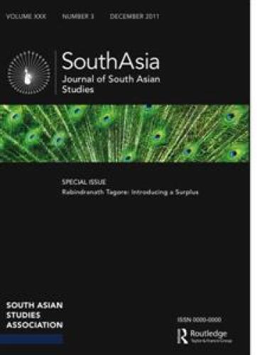 assortment of articles from South Asia: Journal of South Asian Studies, South Asian History and Culture