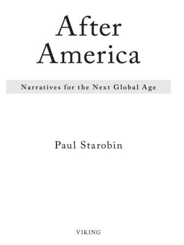 After America: Narratives for the Next Global Age