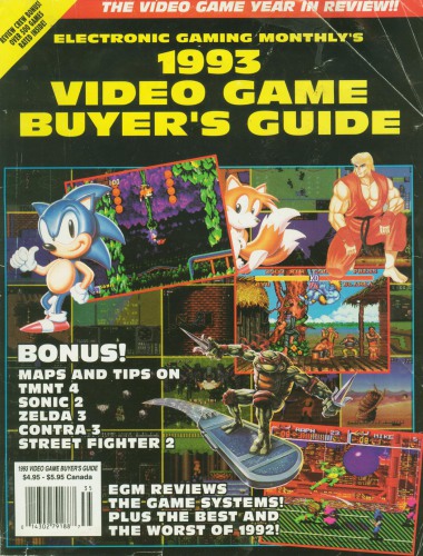 1993 Video Game Buyer's Guide