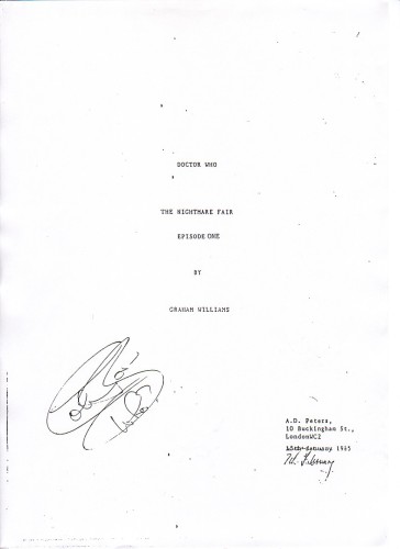 Doctor Who Script - The Nightmare Fair