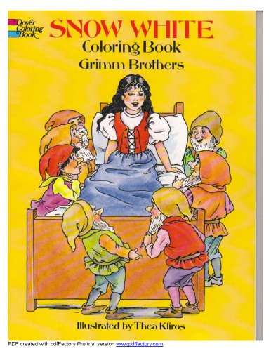 Snow White Coloring Book