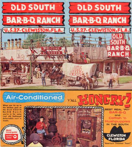 Old South Bar-B-Q Ranch Brochure - Florida 