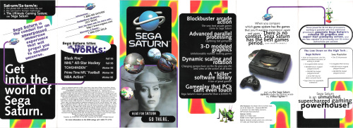 Sega Saturn - Head For Saturn Booklet