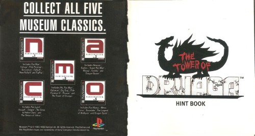 The Tower of Druaga Hint Book 