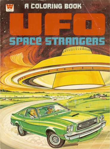 UFO Space Strangers Coloring Book
