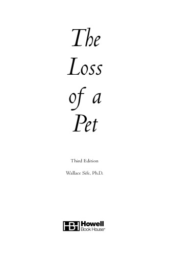 The Loss of a Pet