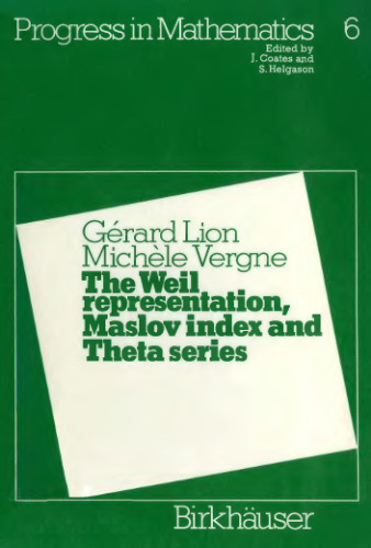 The Weil representation, Maslov index and Theta series