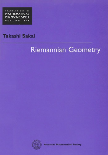 Riemannian Geometry
