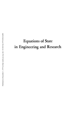 Equations of State in Engineering and Research
