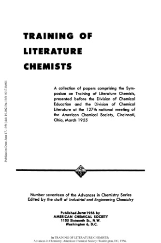 Training of Literature Chemists