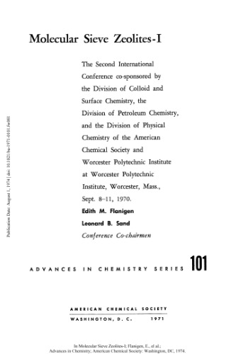 Molecular Sieve Zeolites I
