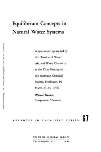 Equilibrium Concepts in Natural Water Systems