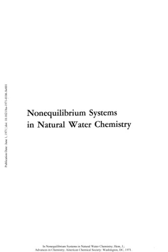 Nonequilibrium Systems in Natural Water Chemistry