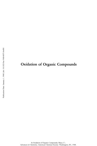 Oxidation of Organic Compounds vol.I