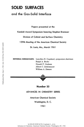 Solid Surfaces and the Gas-Solid Interface