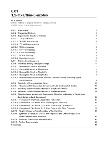 Compr. Heterocyclic Chem. III Vol. 6 Other Five-membered Rings with Three or more Heteroatoms