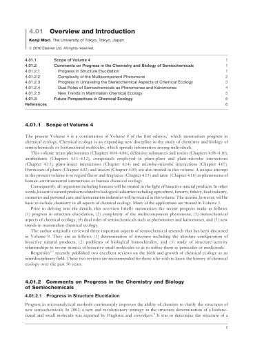 Comprehensive Natural Products II Vol.4 Chemical Ecology