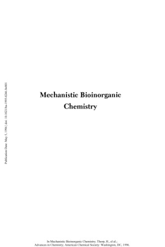 Mechanistic Bioinorganic Chemistry
