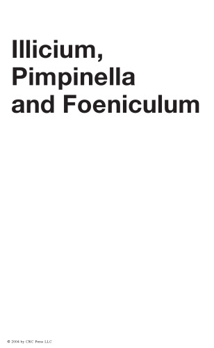Illicium, Pimpinella and Foeniculum