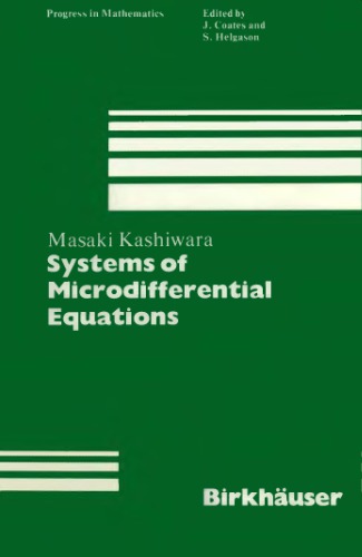 Systems of Microdifferential Equations