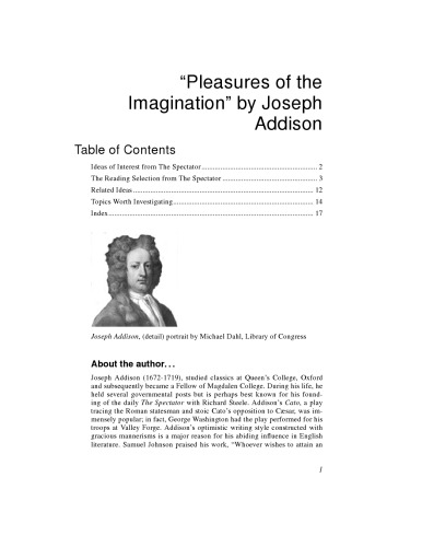 Pleasures of the Imagination