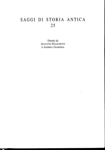 POLITICA E PARTECIPAZIONE NELLE CITTÀ DELL'IMPERO ROMANO
