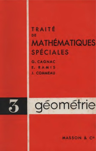 Traité de mathématiques spéciales