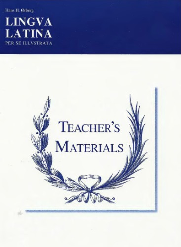 Teacher’s Materials & Answer Key