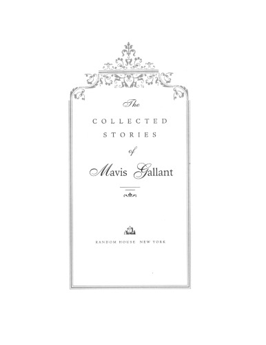The Collected Stories of Mavis Gallant